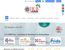 Tablet Screenshot of jkbhousing.com